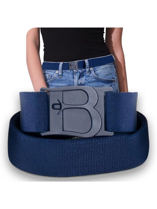 Adjustable No Show Women\'s Stretch Elastic Belt - Invisible Flat Buckle for main image 6